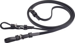 Circle Y Western Dressage Reins, 5/8-in, Black, 5/8 inch