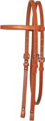 Circle Y Chicago Screw End Smooth Browband Horse Headstall, 5/8-in, Regular Oil