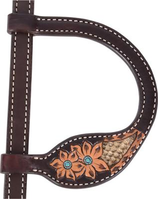 Show full view: Circle Y Python Pass One Ear Horse Headstall, Vintage, 35 to 43-in slide 2 of 4