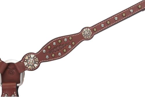 Show full view: Circle Y Reno Horse Breast Collar, Brown, 24 to 26-in slide 2 of 2