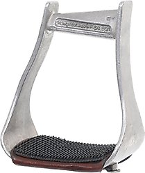 Circle Y Sharon Camarillo STS Stirrups, Walnut & Silver, 3-in
