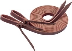 Circle Y Tie End Split Horse Reins, 5/8-in, Latigo, 5/8 inch