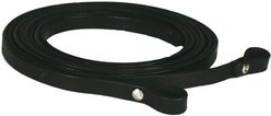 Circle Y Smooth Split Horse Reins, 5/8-in, Black, 5/8 inch