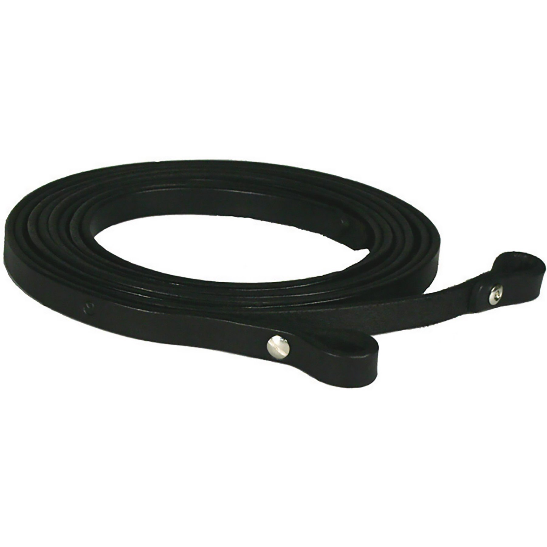 Circle Y Smooth Split Horse Reins, 5/8-in, Black, 5/8 inch