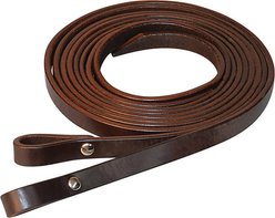 Circle Y Smooth Split Horse Reins, 5/8-in, Walnut, 5/8 inch