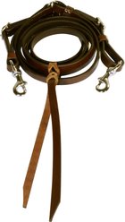 Circle Y Adjustable Trail Rein, Walnut, 5/8-in