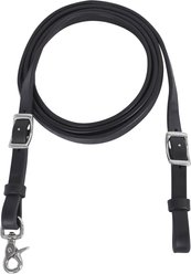 Circle Y Contest Horse Reins, 5/8-in, Black, 5/8 inch