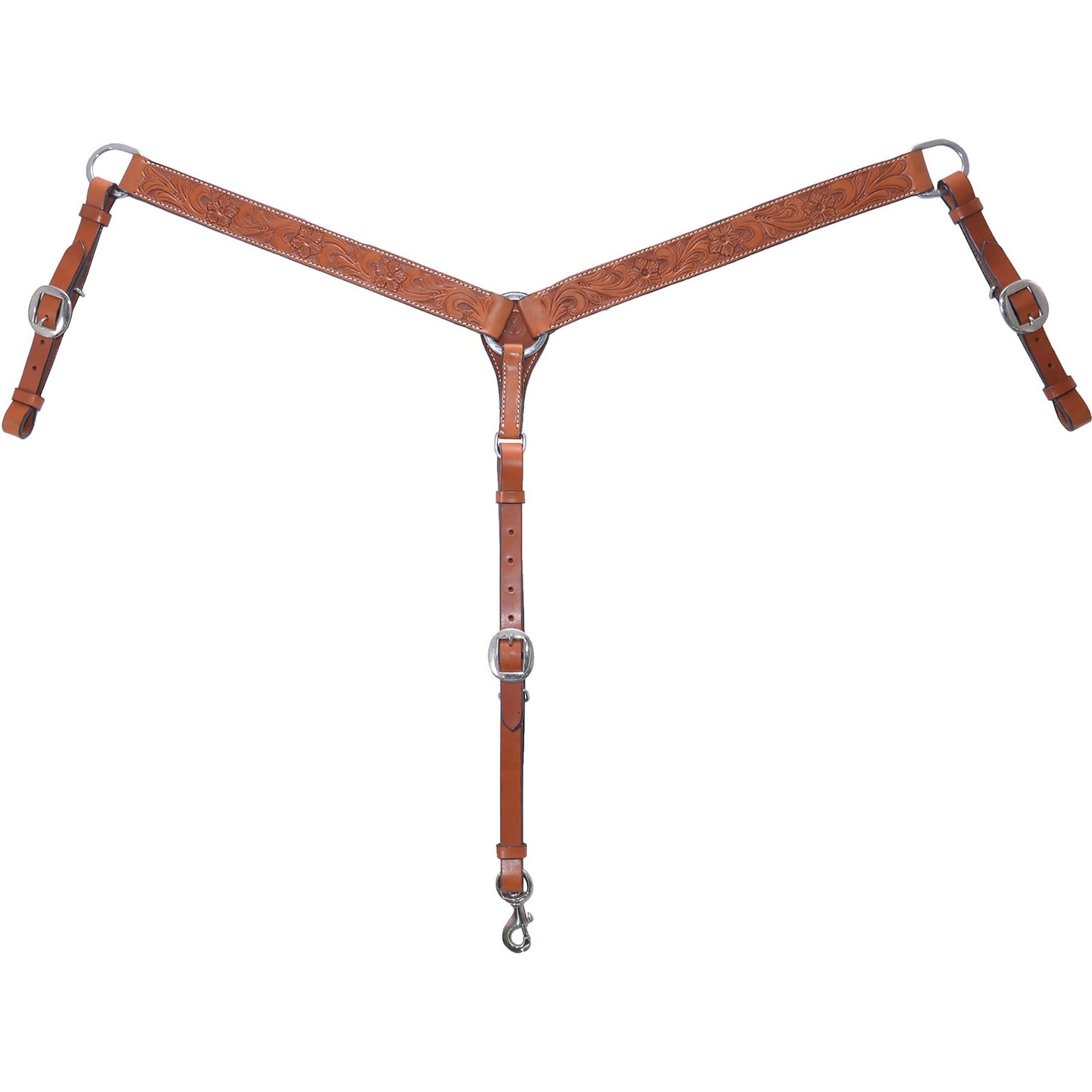 Circle Y Kelly Kaminski Rubber Grip Contest Reins, Regular Oil, 3/4-in