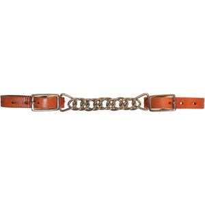Circle Y Flat Curb Horse Chain, 4 1/2-in, Regular Oil