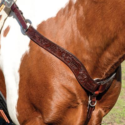 Show full view: Circle Y Great Oak Horse Breast Collar, Walnut, 24 to 26-in slide 4 of 5