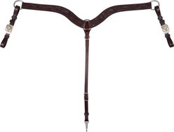 Circle Y Great Oak Horse Breast Collar, Walnut, 24 to 26-in