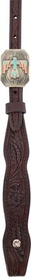 Show full view: Circle Y Great Oak One Ear Horse Headstall, Walnut, 33 to 41-in slide 3 of 4