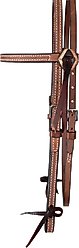 Circle Y Oakwood Browband Horse Headstall, Heavy Oil, 33 to 41-in slide 2 of 4