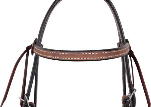 Show full view: Circle Y Oakwood Browband Horse Headstall, Heavy Oil, 33 to 41-in slide 2 of 4