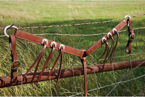 Show full view: Circle Y Burnett Horse Breast Collar, Chestnut, 24 to 26-in slide 3 of 3
