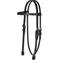 Show in main carousel: Circle Y Arabian/Cob Classic Smooth Browband Horse Headstall, 5/8-in, Black slide 1 of 1
