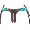 Show in main carousel: Circle Y Turquoise Roundup Futurity Horse Browband, 1/2 to 5/8-in, Chocolate slide 2 of 5