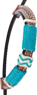 Show full view: Circle Y Turquoise Roundup One Ear Horse Headstall, 34 to 42-in, Regular Oil slide 2 of 3