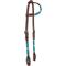 Show in main carousel: Circle Y Turquoise Roundup One Ear Horse Headstall, 34 to 42-in, Regular Oil slide 1 of 3