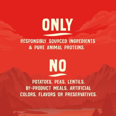 Show full view: Stella & Chewy's Wild Red Raw Blend Kibble Wholesome Grains Red Meat Recipe Dry Dog Food, 3.5-lb bag slide 8 of 11