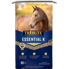 Tribute Equine Nutrition Essential K Low-NSC Horse Feed, 50-lb bag