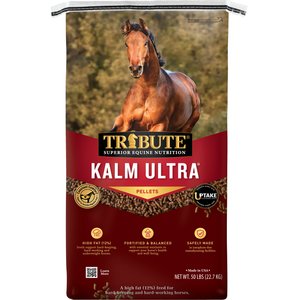 Tribute Equine Nutrition Kalm Ultra High Fat Horse Feed, 50-lb bag