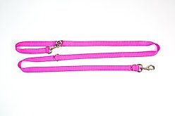 Blue-9 Pet Products Multi-Function Double Attachment Hands-Free Dog Leash, Hot Pink, Medium/Large: 6-ft long, 1-in wide