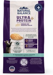 Natural Balance Ultra Protein Plus Immune & Digestive Health Chicken & Chicken Meal Dry Cat Food, 5-lb bag slide 2 of 9