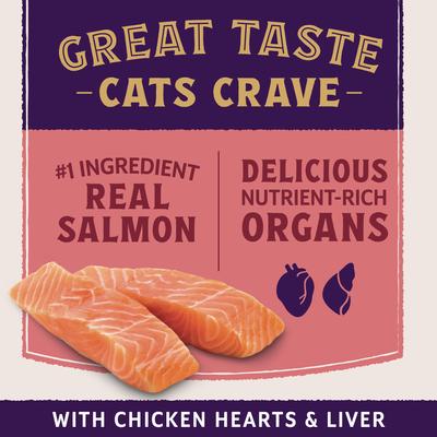 Show full view: Natural Balance Ultra Protein Plus Skin & Coat & Digestive Health Salmon & Chicken Meal Recipe Dry Cat Food, 5-lb bag slide 6 of 11
