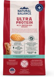 Natural Balance Ultra Protein Chicken & Chicken Meal Recipe Dry Cat Food, 10-lb bag slide 2 of 9