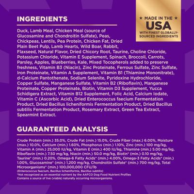 Show full view: Wellness CORE+ Grain-Free Wild Game Recipe with Freeze-Dried Lamb Dry Dog Food, 18-lb bag slide 8 of 11