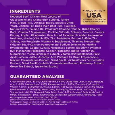 Show full view: Wellness CORE+ Beef & Barley Grained Natural Adult Dry Dog Food, 18-lb bag slide 8 of 11