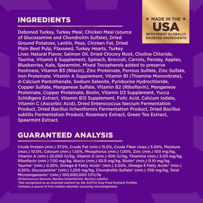 Show full view: Wellness CORE+ Grain-Free Small Breed Original Recipe with Freeze-Dried Turkey Dry Dog Food, 4-lb bag slide 8 of 11