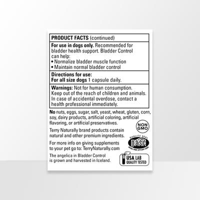 Show full view: Terry Naturally Animal Health Bladder Control Dog Supplement, 30 count slide 4 of 11