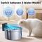 Show in main carousel: Casfuy SY-W19 Cordless Smart Motion Sensor Stainless Steel Dog & Cat Water Fountain, 119-oz slide 6 of 9