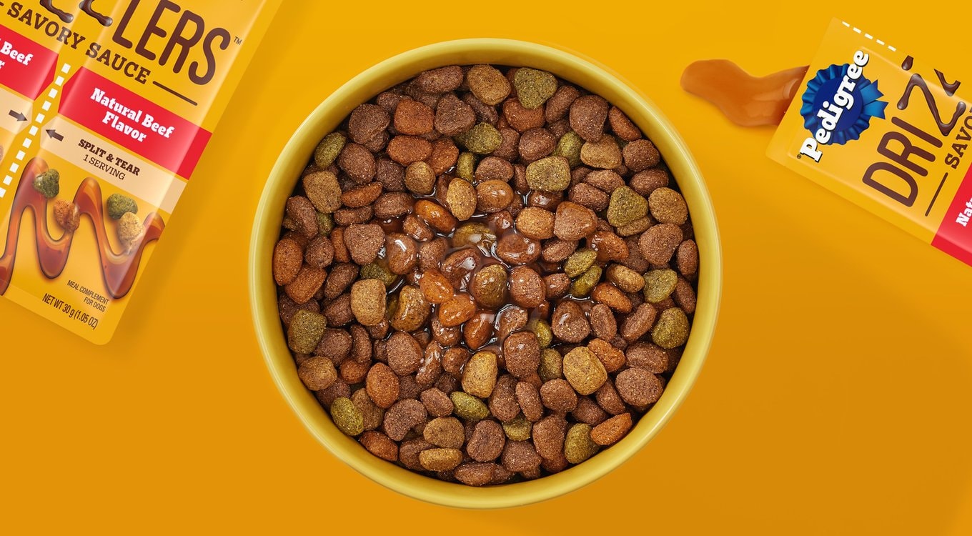 PEDIGREE Drizzlers Savory Sauce Multipack Dog Food Topper, 60-g pouch ...