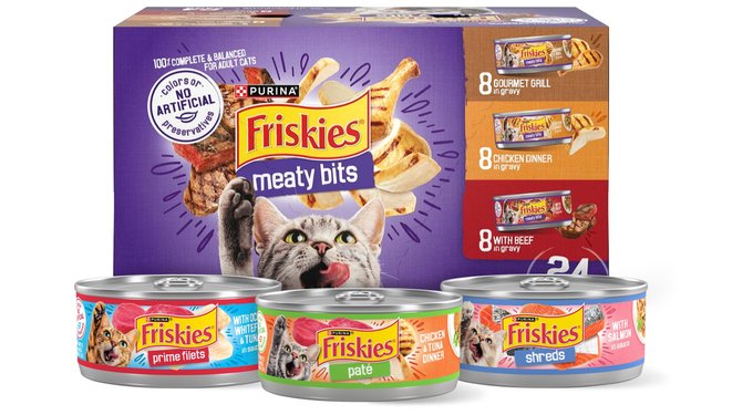 Friskies Surfin' & Turfin' Favorites Variety Pack Canned Cat Food