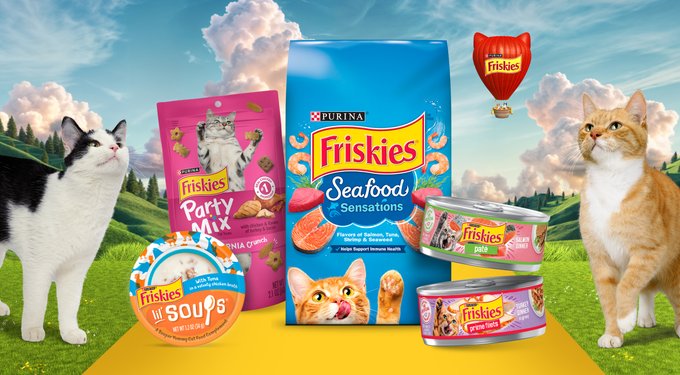 Purina Friskies Seafood & Chicken Pate Favorites Variety Pack Wet Cat Food