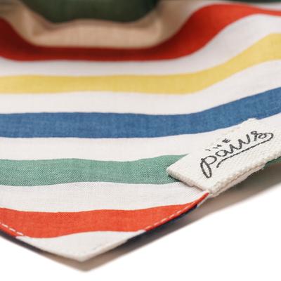 Show full view: The Paws Frontier Dog Bandana, Stripes, Small slide 5 of 7