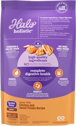 Halo Holistic Complete Digestive Health Grain-Free Chicken & Sweet Potato Dog Food Recipe Adult Dry Dog Food, 21-lb bag slide 2 of 9