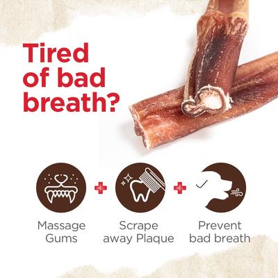 Show full view: Natural Farm 2 to 5-inch Eccentric Bully Sticks Dog Treats, 8-oz bag slide 4 of 8