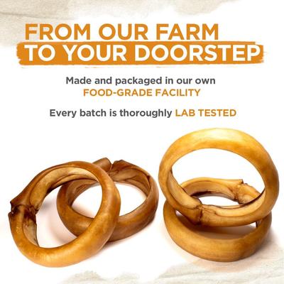 Show full view: Natural Farm Beef Cheek Rings Dog Chews, 5 count slide 6 of 8
