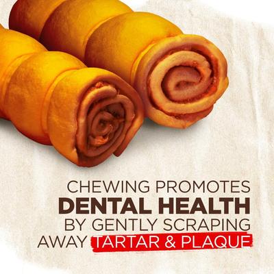 Show full view: Natural Farm 5 to 6-inch Cheek Roll Peanut Butter Flavor Dog Chews, 4 count slide 5 of 8