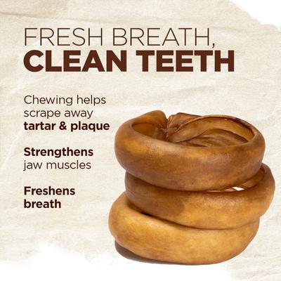 Show full view: Natural Farm Beef Cheek Rings Dog Chews, 5 count slide 5 of 8