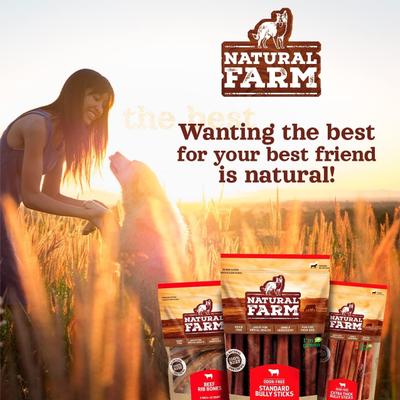 Show full view: Natural Farm 12-inch Braided Super Collagen Dog Chew Treats, 5 count slide 8 of 8