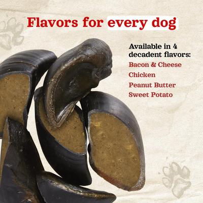 Show full view: Natural Farm Stuffed Hooves Chicken Flavor Dog Chews, 4 count slide 6 of 9