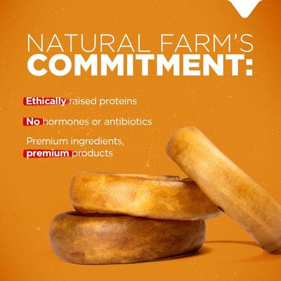 Show full view: Natural Farm Beef Cheek Rings Dog Chews, 5 count slide 7 of 8