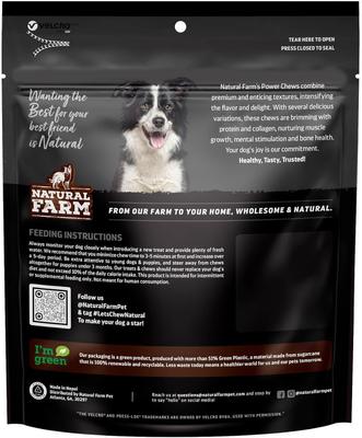 Show full view: Natural Farm 4-inch Power Bully Dog Treats, 16-oz bag slide 8 of 8