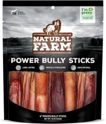 Natural Farm 4-inch Power Bully Dog Treats, 16-oz bag