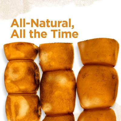 Show full view: Natural Farm 5 to 6-inch Cheek Roll Peanut Butter Flavor Dog Chews, 4 count slide 6 of 8